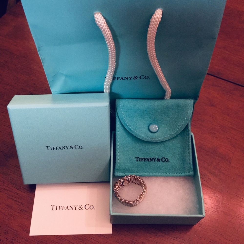 💥SOLD💥👒🌷Tiffany mesh ring🌷👒